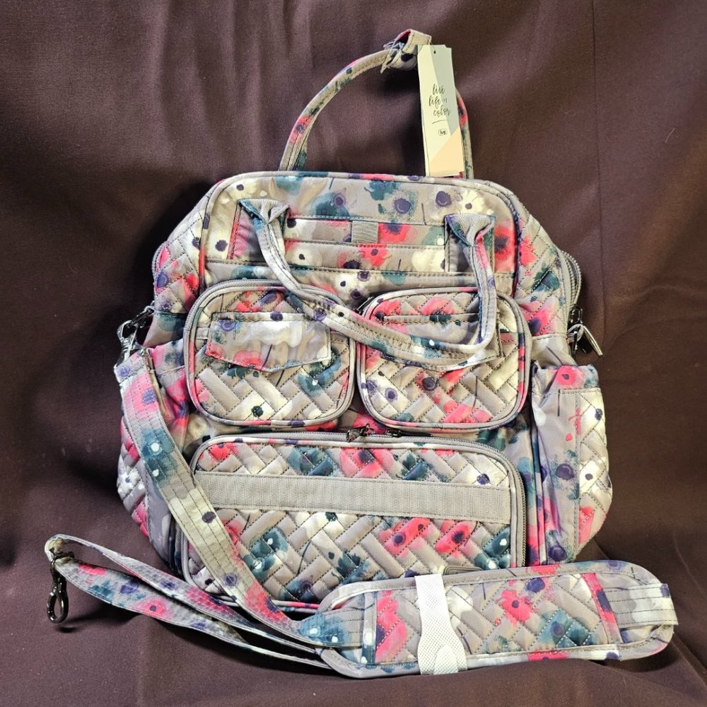 LUG Mini Puddle Jumper Tote Bag Watercolor Pearl